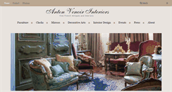 Desktop Screenshot of antonvenoirinteriors.com